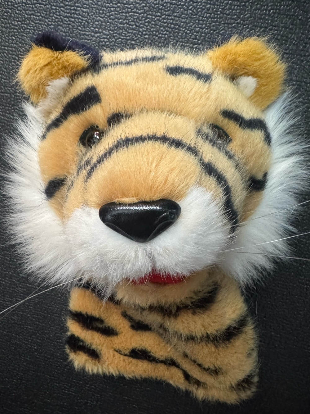 Plush Tiger Hand Puppet - Dakin pretend play Toy vintage 1994